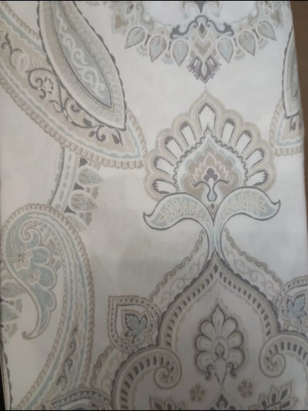 London‎ Fog White Paisley Brushed Microfiber 4-Piece Sheet Set Full